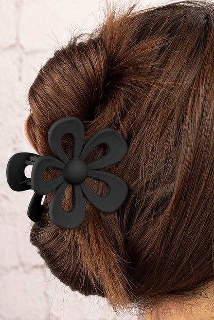 Sweet Hollowed Flower Shape Claw Clip - 4 color options